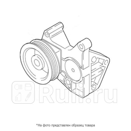 Насос гидроусилителя шкив 119,5mm,6 pk chevrolet captiva 2006- opel antara 2006- PATRON PPS1217  для Разные, PATRON, PPS1217